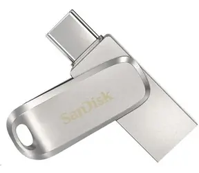 SanDisk Ultra Dual Drive Luxe 128 GB stříbrná / Flash Disk / USB-A 3.1 & USB-C 3.1 / čtení: 150 MBs
