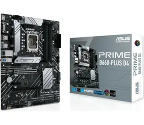 ASUS PRIME B660-PLUS D4 / B660 / LGA 1700 / 4x DDR4 / PCIEx16 / 1x 2.5GLAN / ATX