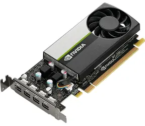 PNY NVIDIA Quadro T1000 / nVidia Quadro T1000 4GB / 4GB GDDR6 / PCIe x16 3.0 / 4x mini DP / 50W