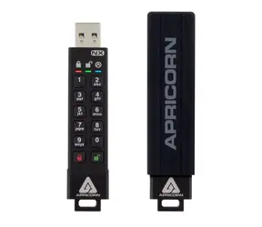 Apricorn Aegis Secure Key 3NX 64GB / Flash Disk / šifrování 256-it AES / USB 3.0 / IP67 / FIPS 140-2 Level 3 