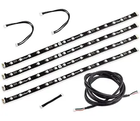 Aqua Computer RGBpx LED-Strip pro monitory / délka 4x32cm / šířka 10mm / 60x adres LED / pro D5 NEXT nebo Quadro, Octo