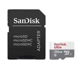 SanDisk Ultra microSDXC 256GB + adaptér