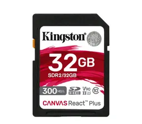 Kingston Canvas React Plus SDHC 32GB / UHS-II V90 / U3 / Class 10