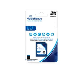 MediaRange SDHC 8GB / Class 10 / R: 15MBs / W: 10 MBs 