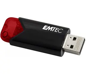 EMTEC B110 Click Easy 16GB červená / Flash Disk / USB 3.0 / R: 20MBs / W: 10MBs
