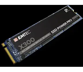 EMTEC X300 SSD Power Pro 2TB / SSD / M.2 2280 / PCIe 3.0 x4 / R: 3000 MBs / W: 3000 MBs / IOPS:230K 640K / TLC
