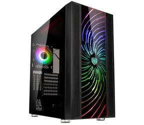 Kolink Unity Adapt ARGB černá / E-ATX / 2xUSB 3.0 + 1xUSB-C + 1x USB 2.0 / 2x 120 mm / bez zdroje / průhledná bočnice