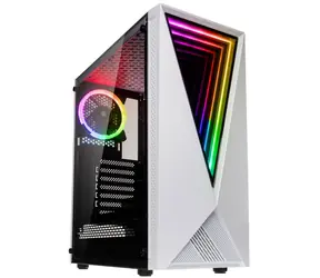 Kolink Void RGB bílá / ATX / 2xUSB 3.0 + 2xUSB 2.0 / 1x 120 mm / bez zdroje / tvrzené sklo / průhledná bočnice