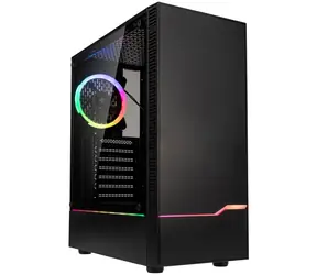 Kolink Inspire K9 ARGB černá / ATX / 1xUSB 3.0 + 2xUSB 2.0 / 1x120 mm / bez zdroje / průhledná bočnice / tvrzené sklo