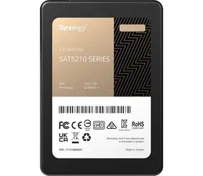 Synology SAT5210 3.84TB / 2.5" / RW: 530 & 500 MBps / IOPS: 98K 60K / MTBF 1.5mh 