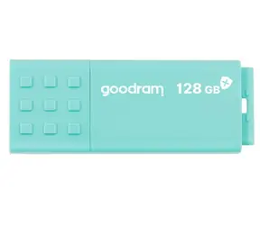 GOODRAM UME3 CARE USB 3.0 128GB zelená / Flash disk / USB-A 3.0 / čtení: 60MBs / zápis: 20MBs