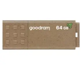 GOODRAM ECO FRIENDLY USB 3.0 64GB hnědá / Flash disk / USB-A 3.0 / čtení: 60MBs / zápis: 20MBs