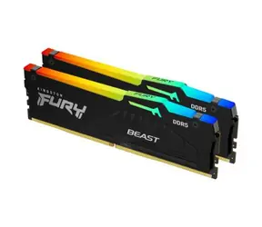 Kingston Fury Beast Black RGB 32GB (2x 16GB) DDR5 5200MHz / CL40 / DIMM / ECC / XMP