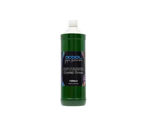 Alphacool Eiswasser Crystal Green UV-active premixed coolant 1000ml / chladicí kapalina / UV aktivní