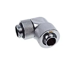 Alphacool Eiszapfen 13/10mm kompresní šroubení otočné 90° G1/4 chrom