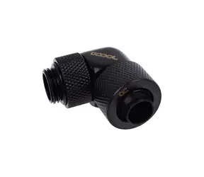 Alphacool Eiszapfen 13/10mm kompresní šroubení otočné 90° G1/4 černá
