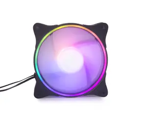 Alphacool Rise Aurora 120 mm ventilátor černá / RGB / pouzdrové ložisko / 4-pin PWM