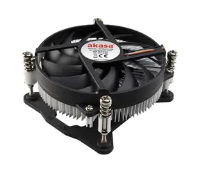 Akasa AK-CC6308EP01 / nízkoprofilový chladič CPU / pro Intel / pro Mini-ITX a HTPC / pro 115X/1200