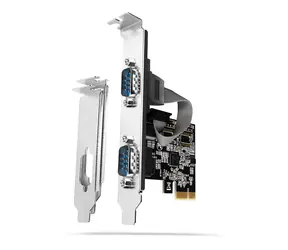 AXAGON PCEA-S2N, PCIe řadič - 2x sériový port (RS232) 250 kbps, vč. LP
