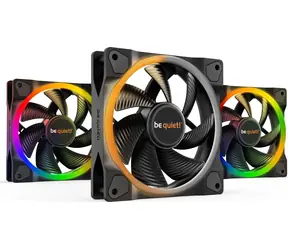 be quiet! Light Wings 120 High-speed Triple pack černá / 120mm / ARGB / Rifle Bearing / 31dB @ 2500RPM / 52.3CFM / 4-pin