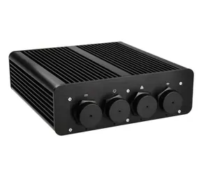 Akasa Pascal MD UCFF černá / Mini ITX / IP65 / možnost pověšení na zeď / hliník / OEM / bez ventilátoru