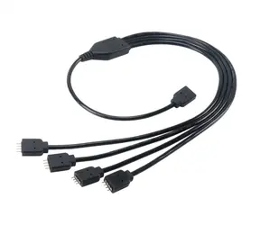 Akasa AK-CBLD04-50BK RGB 4pin splitter černá 