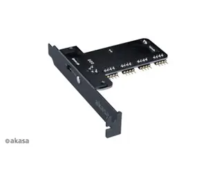 Akasa AK-RLD-02 Vegas RGB Controller černá / RGB ovladač
