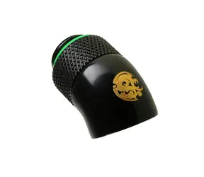 BitsPower otočný úhlový adaptér 45° G1/4" (M) > G1/4" (F) matná černá