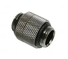 BitsPower Otočný přímý adaptér G1/4 (F) > G1/4 (F) lesklá černá