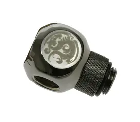 BitsPower Otočný Q-splitter 1x G1/4 (M) > 3x G1/4 (F) lesklá černá