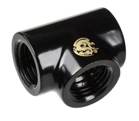 BitsPower T-splitter 3x G1/4" (F) matná černá