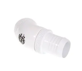 BitsPower otočné připojení 45° G1/4" (M) > 13mm trubka bílá