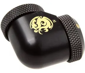 BitsPower Multi-Link úhlový adaptér 90° 12 mm HardTube > 12mm HardTube černá