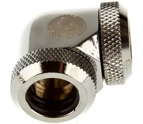 BitsPower Multi-Link úhlový adaptér 90° 12 mm HardTube > 12mm HardTube lesklá černá