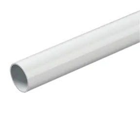 BitsPower None Chamfer 16mm HardTube mosaz 50cm bílá