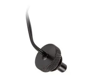 BitsPower Těsnící zátka s teplotním senzorem G1/4 (M) 90cm uhlová černá