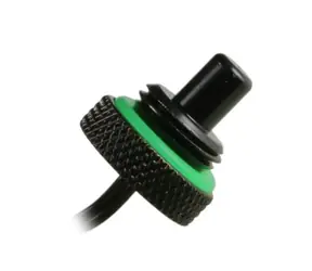 BitsPower Těsnící zátka s teplotním senzorem G1/4 (M) 90cm matná černá