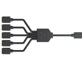 Cooler Master ARGB 5-way Splitter kabel černá