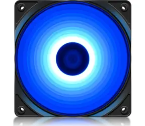 DEEPCOOL RF120B čirá / modrá LED / 120mm / 48.9 CFM / 21.9dB @ 1300 RPM