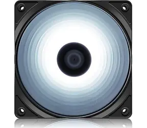 DEEPCOOL RF120W čirá / bílá LED / 120mm / 48.9 CFM / 21.9dB @ 1300 RPM