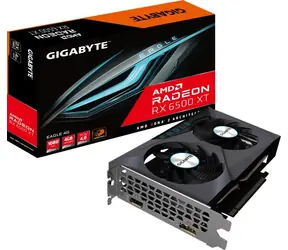 GIGABYTE Radeon RX 6500 XT EAGLE 4G / 2310-2815 MHz / 4GB GDDR6 / 64-bit / 1xHDMI + 1xDP / 107W (6)
