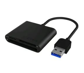 Icy Box IB-CR301-U3 externí čtečka paměťových karet / 3 porty / USB 3.0