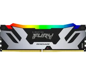 Kingston FURY Renegade RGB Silver 16GB DDR5 6400MHz / DIMM / CL32 / 1.4V / RGB / XMP 