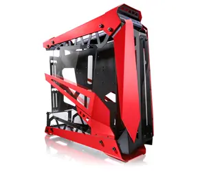 RAIJINTEK Nyx Pro červená / E-ATX / 3x USB 3.0 / bez zdroje / průhledná bočnice