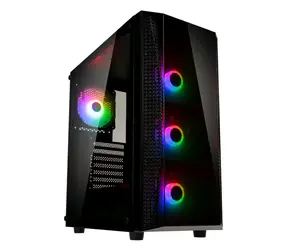 SilverStone Fara B1 Pro ARGB černá / ATX / 2x USB 3.0 + 1x USB 2.0 / 4x 120mm / bez zdroje / průhledná bočnice