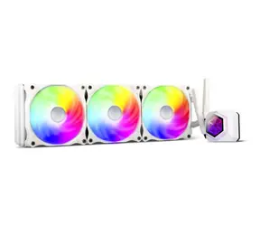 SilverStone Permafrost PF360W-ARGB V2 bílá / 3x 120mm / 35.6 dB @ 2200 RPM / Intel & AMD