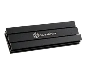 SilverStone SST-TP02-M2 pasivní M.2 chladič hliníkový černá / M.2 SSD 2280 format