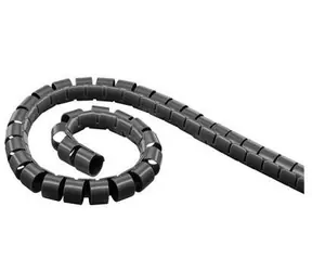 MicroConnect Orzanizér kabelů se vsuvkou 2.5m černá