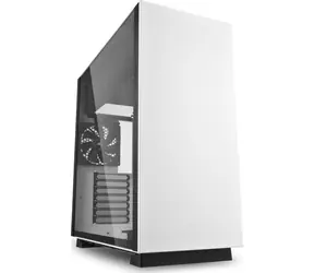 Sharkoon PURE STEEL bílá / ATX / 2x USB 3.0 / 3x 120 mm / RGB / Bez zdroje / průhledná bočnice