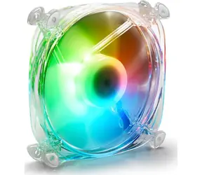 Sharkoon SHARK Disc bílá / větráček / 120mm / 17.5 dBA / RGB